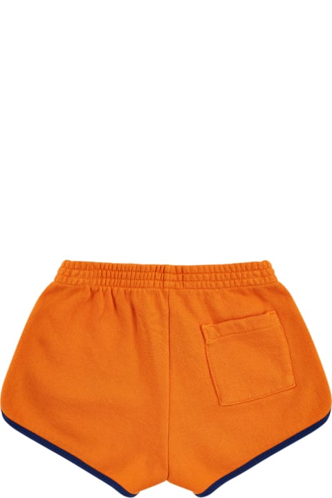 Bobo Choses Bottoms for Boys Bobo Choses Orange Shorts For Kids With Logo