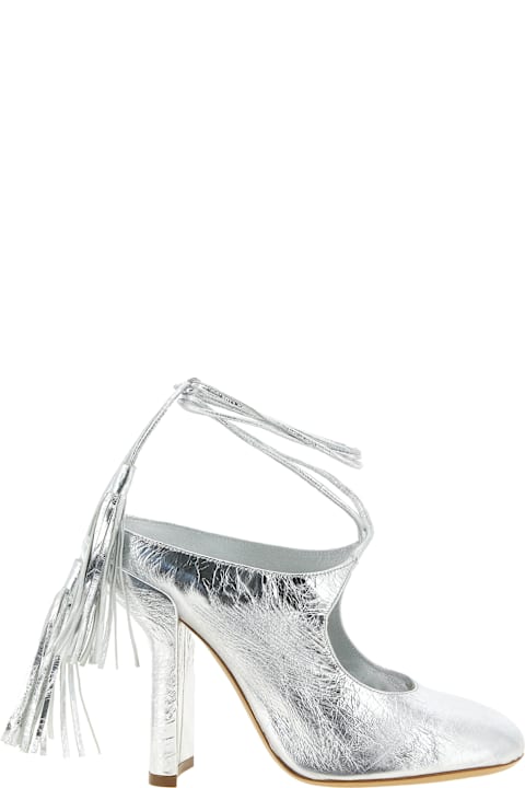 Dries Van Noten Laminated Leather Mules