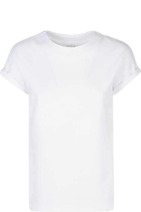 Eleventy Topwear for Women Eleventy White Cotton T-shirt