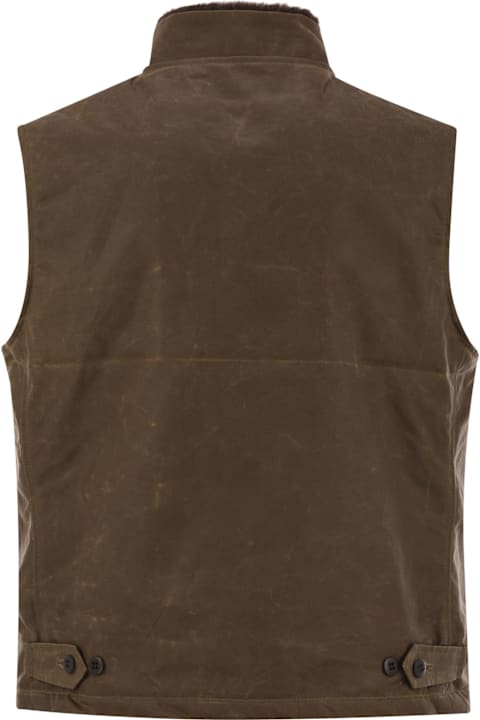 Manifattura Ceccarelli Coats & Jackets for Men Manifattura Ceccarelli Mountain Vest - Velvet Waistcoat