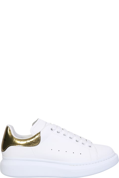Homeware Alexander McQueen Leather Sneakers White/gold