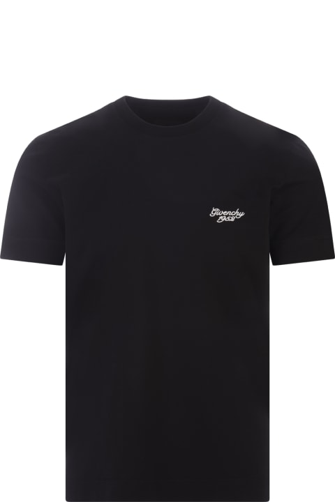 Topwear for Men Givenchy Givenchy 1952 Slim T-shirt In Black Cotton