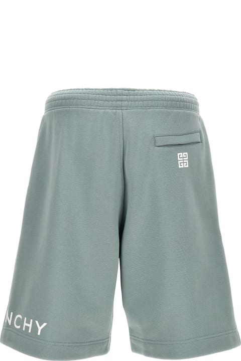 Givenchy Pants for Men Givenchy Logo Print Bermuda Shorts