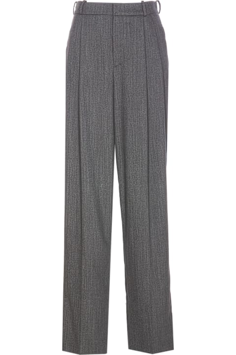 Elisabetta Franchi Pants & Shorts for Women Elisabetta Franchi Wide Leg Trousers With Double Pinces