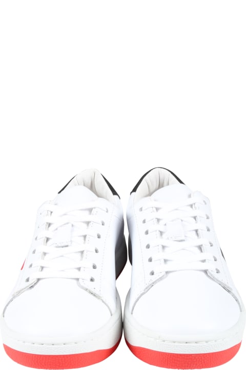 Shoes for Boys Kenzo Kids Sneakers Bianco