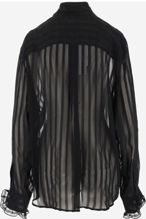 Fashion for Women Stella McCartney Silk And Viscose Blend Sheer Shirt