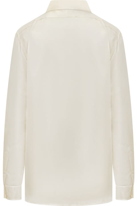Topwear for Women Tom Ford Silk Shirt With Pleated Detail