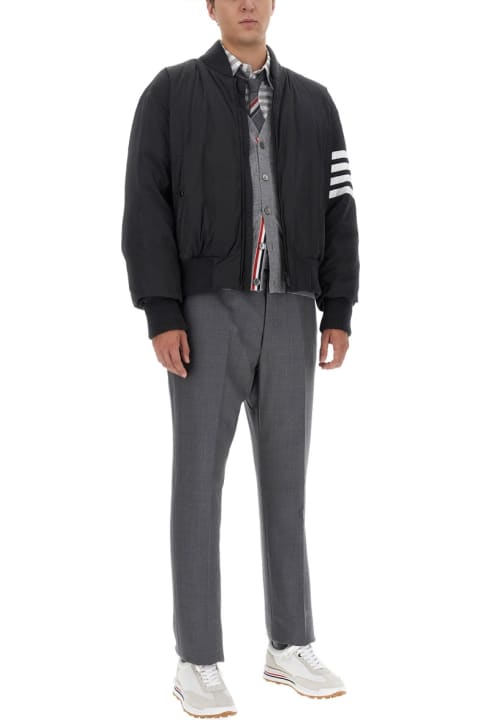 Thom Browne لـ Men Thom Browne 4bar Stripe Cardigan