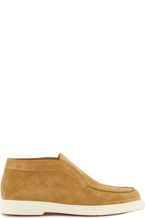 Santoni أحذية مسطحة لـ السيدات Santoni Round-toe Slip-on Loafers