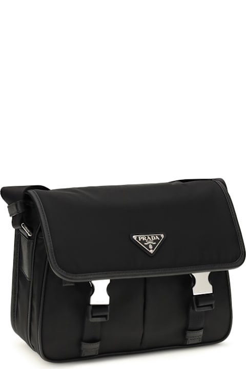 Homeware Prada Re-nylon And Saffiano Shoulder Bag