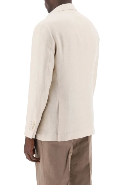 Brunello Cucinelli Clothing for Men Brunello Cucinelli Cavallo Deconstructed Single-breasted Jacket