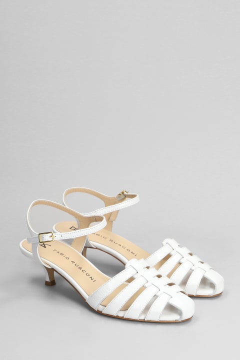 Fabio Rusconi Sandals for Women Fabio Rusconi Sandals In White Leather
