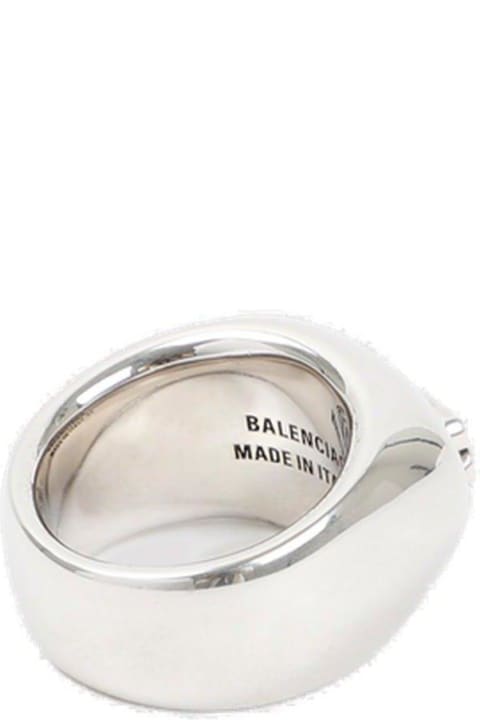 Rings for Men Balenciaga Bb Icon Ring