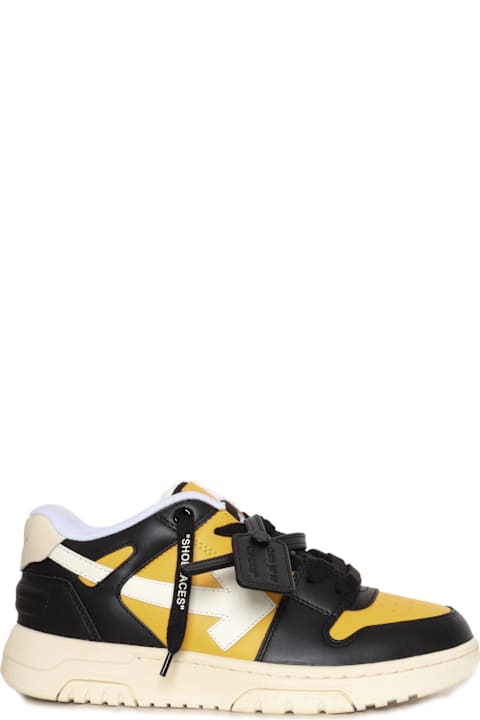 Off-White Shoes for Boys Off-White Out Of Office Ocher Yellow - Black