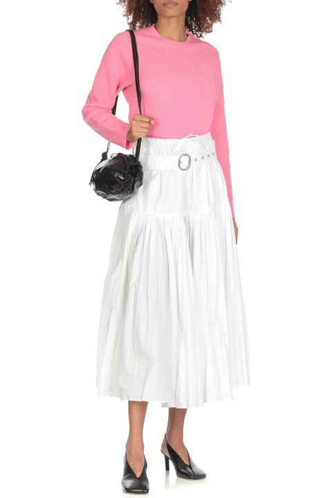 Jil Sander Skirts for Women Jil Sander Long Pleated Skirt