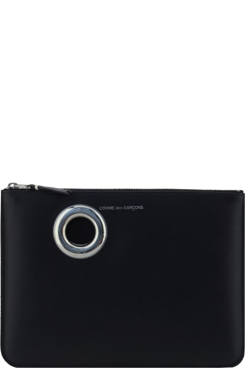 Homeware Comme des Garçons Wallet Silver Eyelet Coin Purse