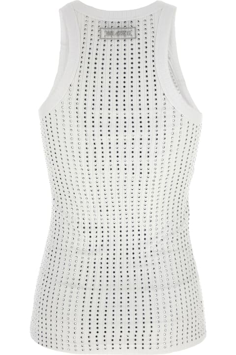 Clothing for Women The Attico Rhinestone Top