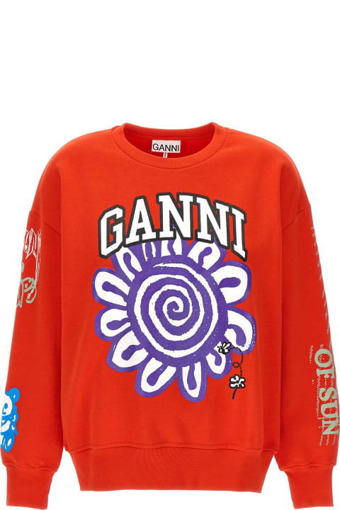 Ganni Fleeces & Tracksuits for Women Ganni 'magic Power' Sweatshirt