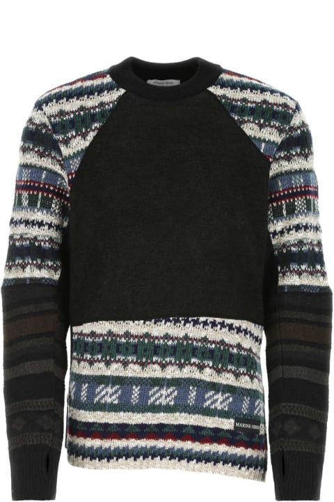 メンズ新着アイテム Marine Serre Multicolor Wool Sweater