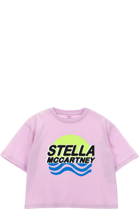 Stella McCartney Kids Stella McCartney Kids Logo Print T-shirt