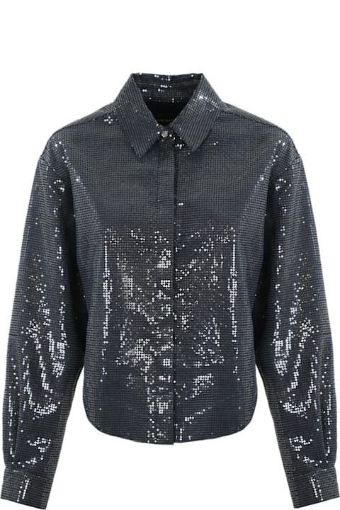 MVP Wardrobe Clothing for Women MVP Wardrobe Zephira Denim Jacket With Sequins