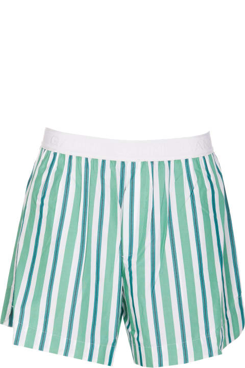 Ganni Pants & Shorts for Women Ganni Striped Shorts