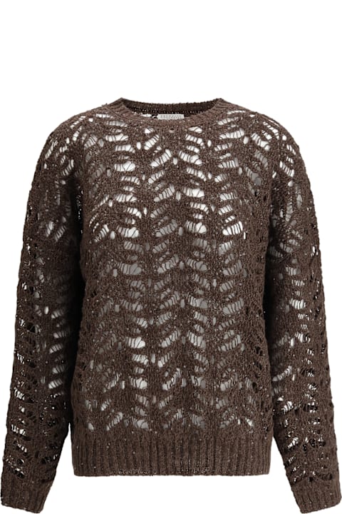 Homeware Brunello Cucinelli Perforated Sweater With Sequins