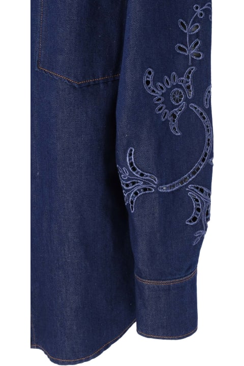 أدوات منزلية Forte_Forte Dark Blue Denim Shirt