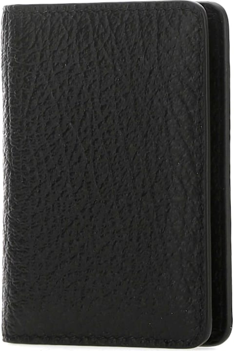 Maison Margiela Black Leather Card Holder