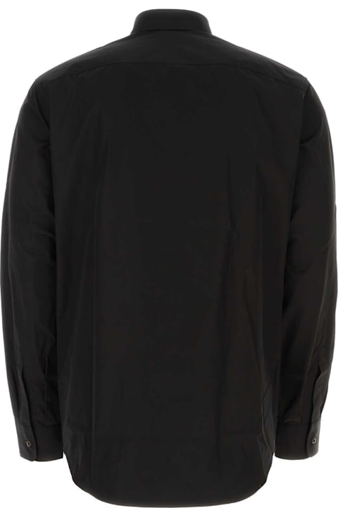 Sale for Men Prada Black Poplin Shirt