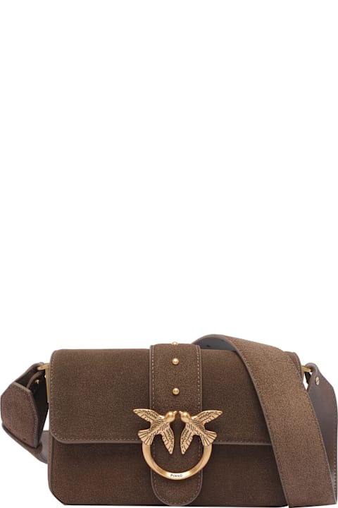 Pinko Bags for Women Pinko Mini Love Slouchy Shoulder Bag