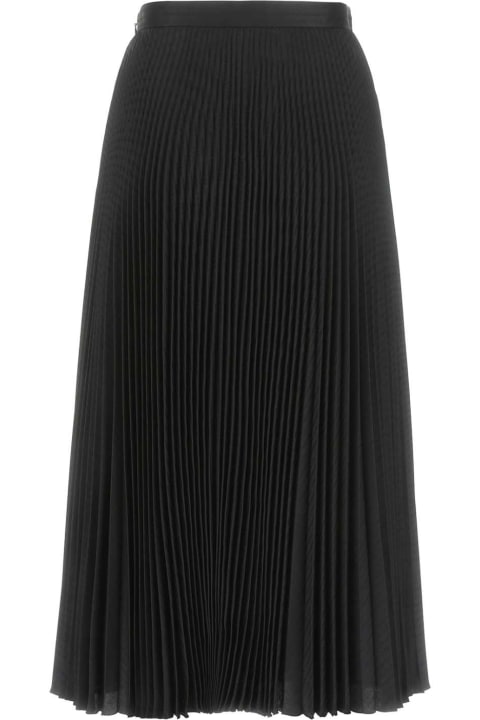Prada Clothing for Women Prada Black Silk Blend Skirt