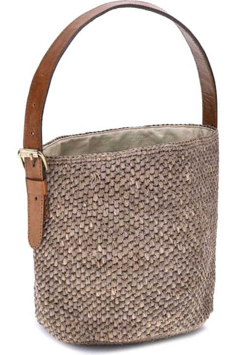 Ibeliv for Women Ibeliv Raffia Lova Bucket Bag