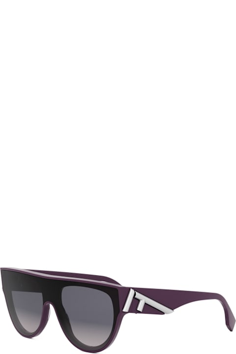 Fendi Eyewear Eyewear for Women Fendi Eyewear Fendi Fe40150i Fendi First 81b Violet Sunglasses