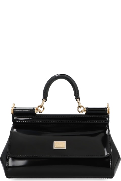 أدوات منزلية Dolce 
Gabbana Sicily Small Leather Handbag