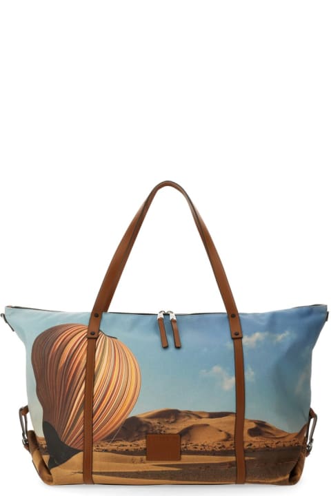 Paul Smith Shoulder Bags for Women Paul Smith 'signature Stripe Balloon' Print Bag