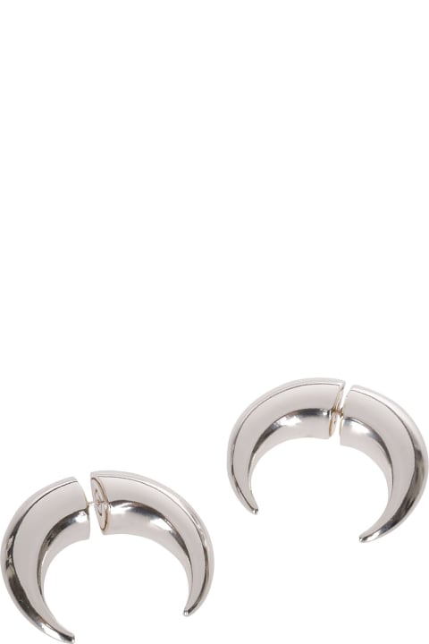 Marine Serre Moon Motif Earrings | italist