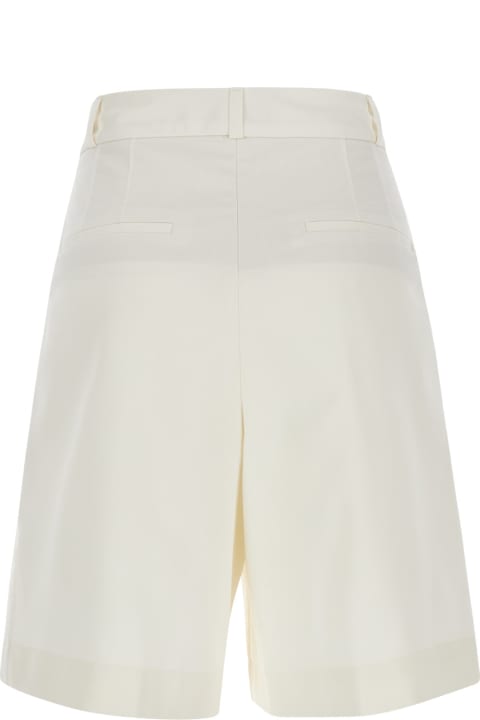 Róhe Pants & Shorts for Women Róhe White Tailored Shorts In Wool Woman