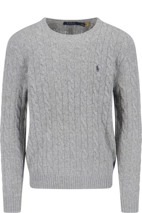 Homeware Ralph Lauren Logo Braided Sweater