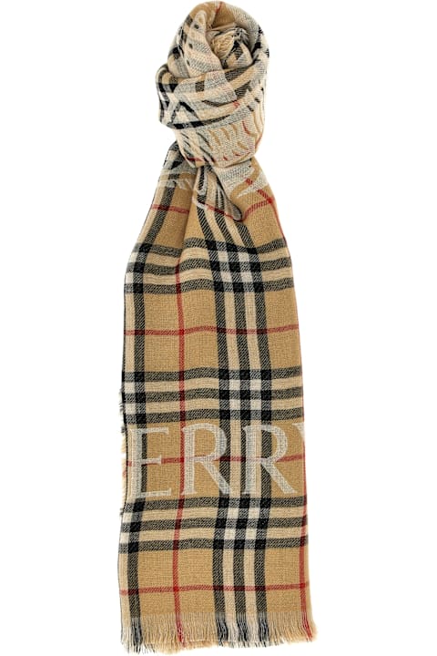 Burberry Scarves & Wraps for Women Burberry Check Wool Scarf