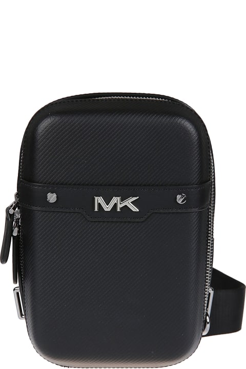 Shoulder Bags for Men Michael Kors Medium Varick Hardcase Sling Pack