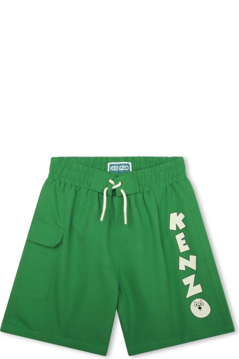 Kenzo Kids Swimwear for Boys Kenzo Kids Costume Con Stampa
