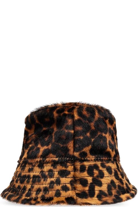 Jacquemus Hats for Women Jacquemus Leopard Print Bucket Hat