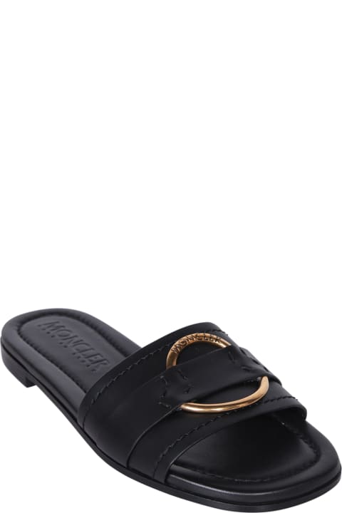Sandals for Women Moncler Bell Leather Slides