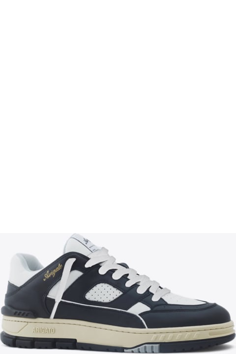 Axel Arigato Men Axel Arigato Area Lo Sneaker Black and white leather lace-up low sneaker - Area Lo sneaker