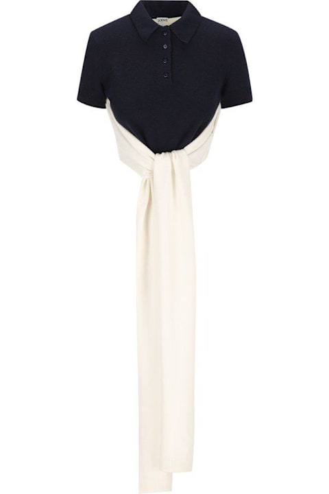 Clothing for Women Loewe Open Back Polo Sweater