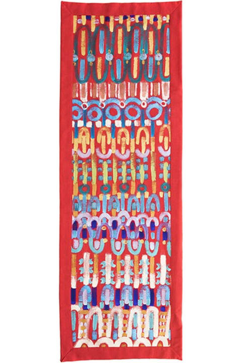 Homeware Le Botteghe su Gologone Tapestries Handpainted Colores 50x145 Cm