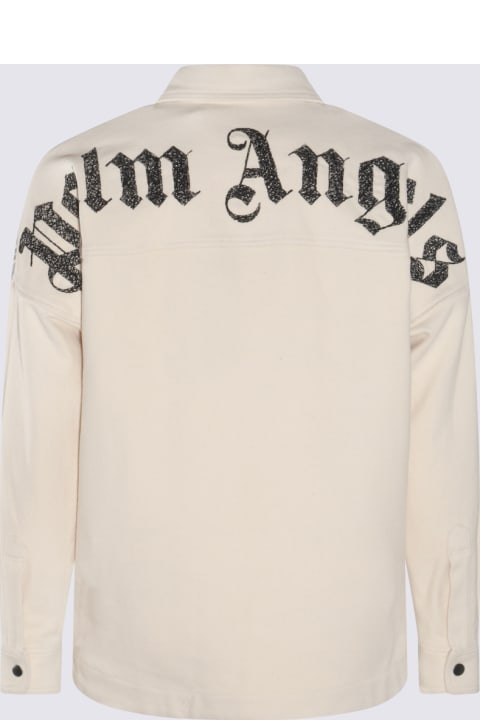 Palm Angels for Men Palm Angels White Cotton Shirt