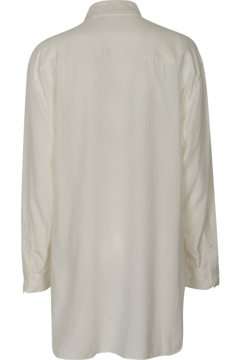 Yohji Yamamoto ملابس علوية لـ السيدات Yohji Yamamoto Wrap Buttoned Concealed Shirt