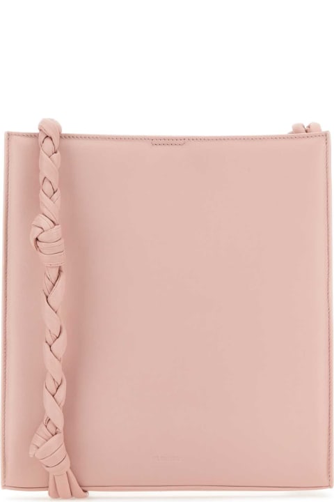 Jil Sander for Women Jil Sander Pink Leather Tangle Shoulder Bag